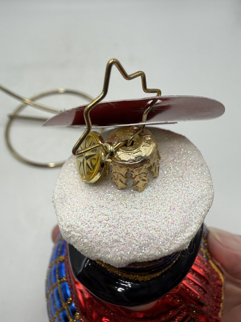 Christopher Radko Jolly All A-Round Snowman Ornament /ro
