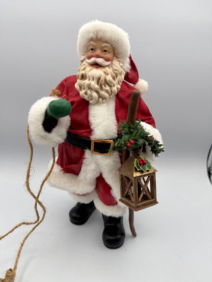 KSA Collectables Kurt Adler “Santa with Musical Sled” Wind up Sled /ro