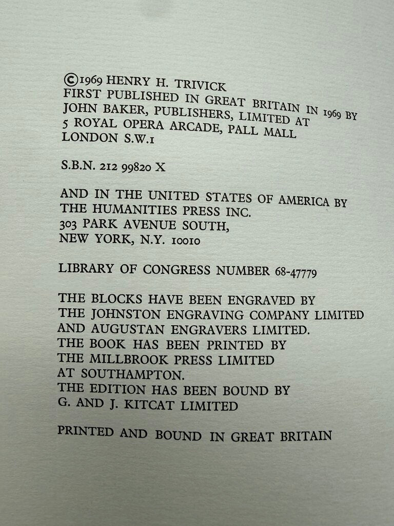 The Craft and Design of Monumental Brasses by Henry Trivick Slipcovered /ro