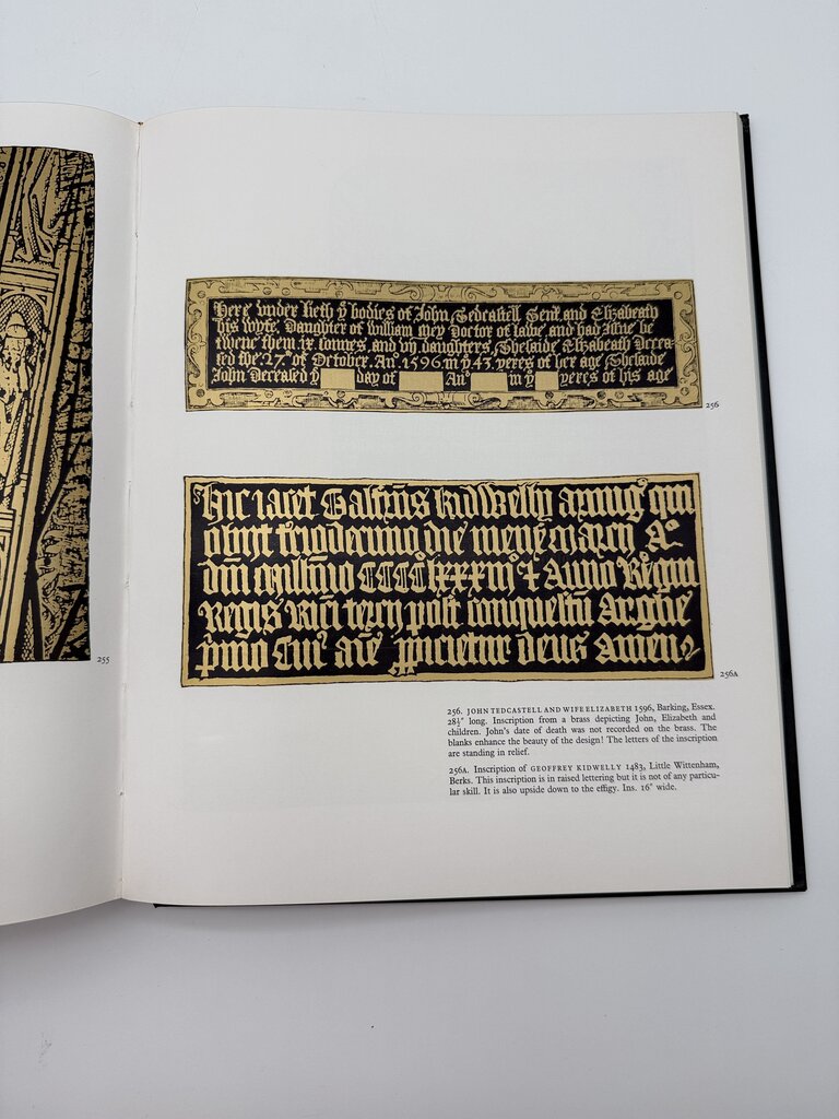 The Craft and Design of Monumental Brasses by Henry Trivick Slipcovered /ro