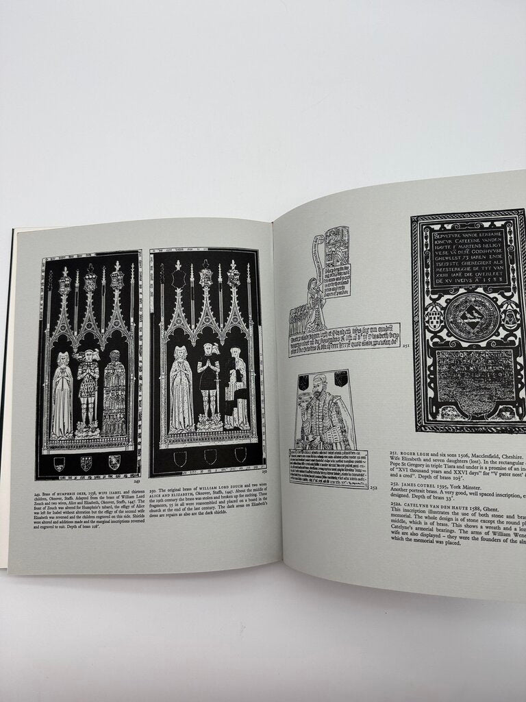 The Craft and Design of Monumental Brasses by Henry Trivick Slipcovered /ro