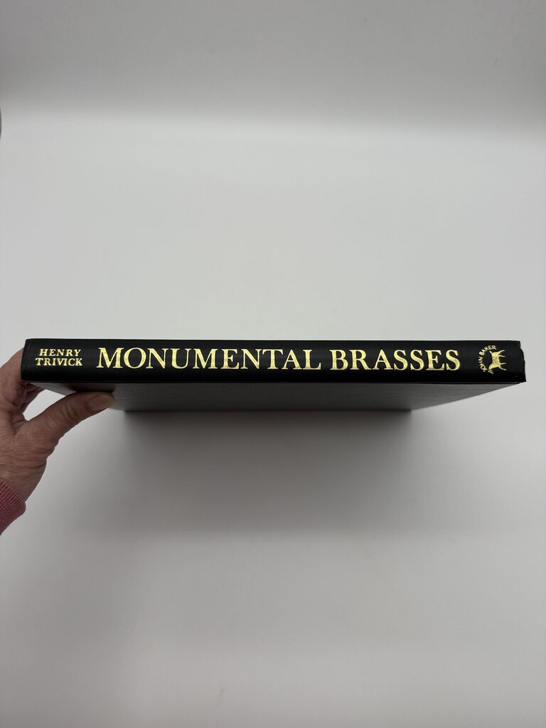 The Craft and Design of Monumental Brasses by Henry Trivick Slipcovered /ro