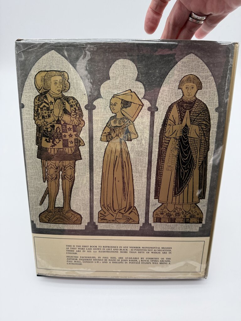 The Craft and Design of Monumental Brasses by Henry Trivick Slipcovered /ro