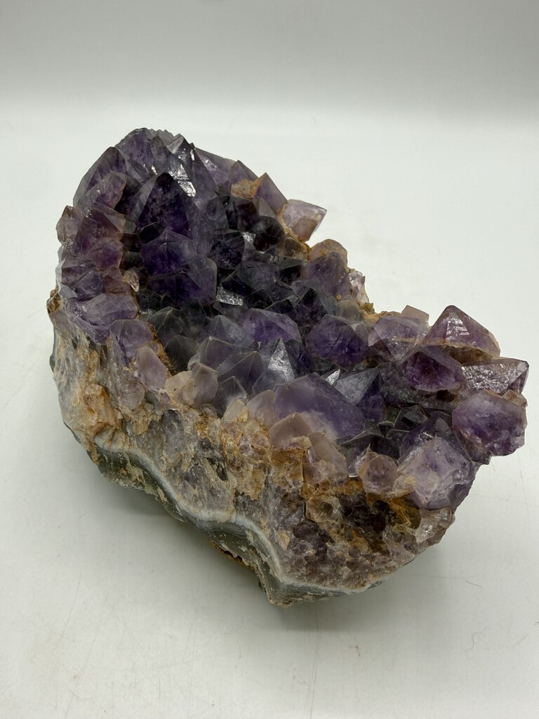Raw Amethyst Cluster Crystal Geode Purple Quartz Points /ro