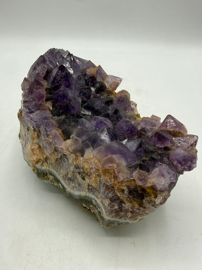 Raw Amethyst Cluster Crystal Geode Purple Quartz Points /ro