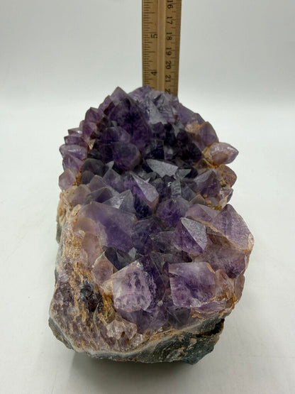 Raw Amethyst Cluster Crystal Geode Purple Quartz Points /ro