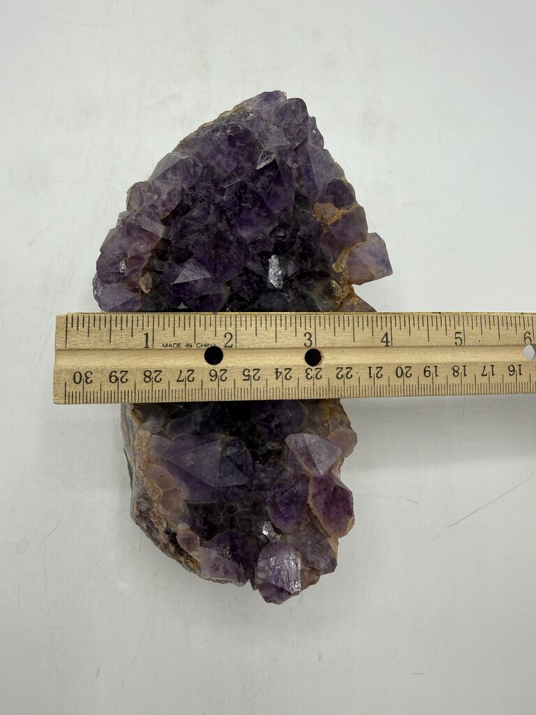 Raw Amethyst Cluster Crystal Geode Purple Quartz Points /ro