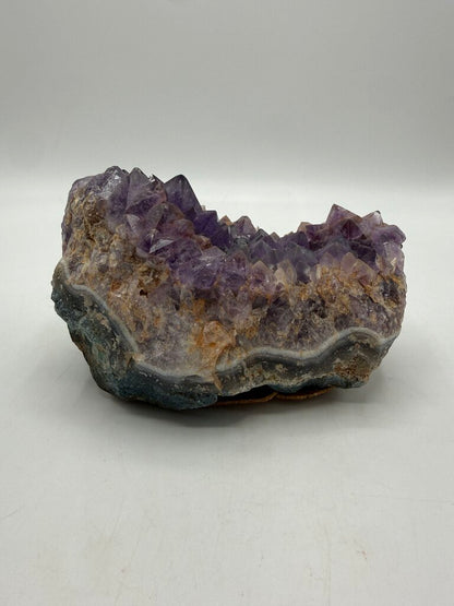 Raw Amethyst Cluster Crystal Geode Purple Quartz Points /ro