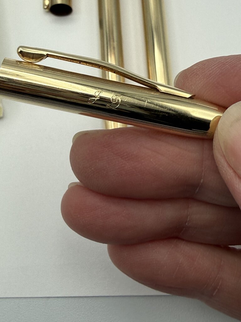 VTG set of 2 Cross 12KT Gold Filled Mechanical Pencils /ro