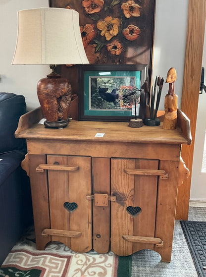 Solid Pine Rustic Dry Sink