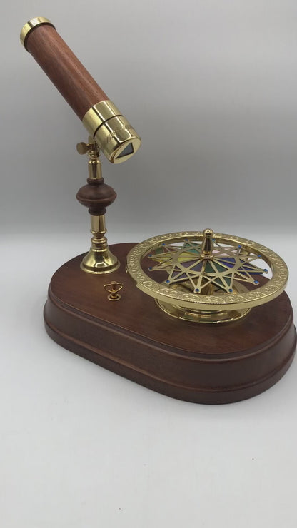 San Francisco Music Box Co. Musical Prism “Somewhere Out There” /b