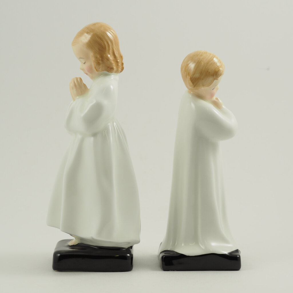 Royal Doulton Pair Figurines “Bedtime & Darling” HN1978 HN1985 /b