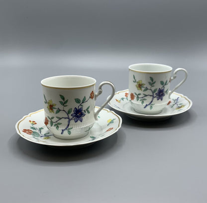 Vintage Haviland Limoges ”Shalimar” Cup and Saucer Set/2 /hg