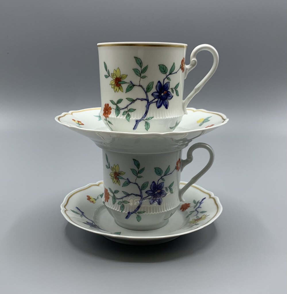 Vintage Haviland Limoges ”Shalimar” Cup and Saucer Set/2 /hg