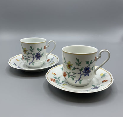 Vintage Haviland Limoges ”Shalimar” Cup and Saucer Set/2 /hg