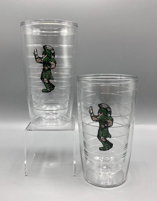 2 Tervis 16oz Tumblers Michigan State University Sparty /b