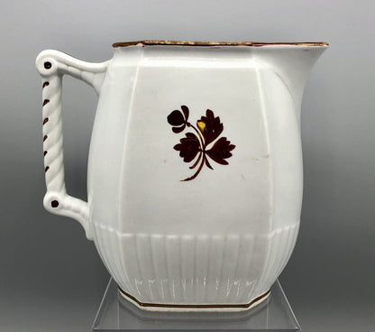 Antique W.H. Grindley & Co Ironstone Tea Leaf Pitcher /b