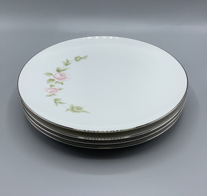 Mid-Century Style House “Tudor Rose” Dinner Plates Set/4 /hg