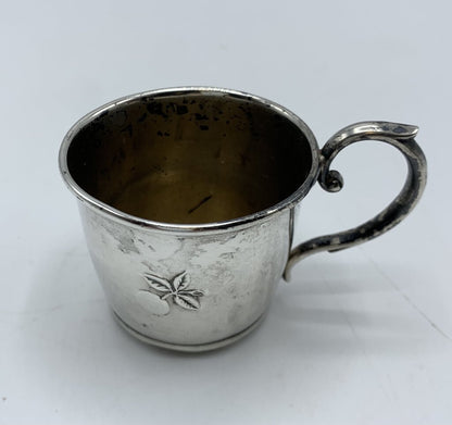 Vintage Weidlich Sterling Spoon Co. Baby Cup /hg