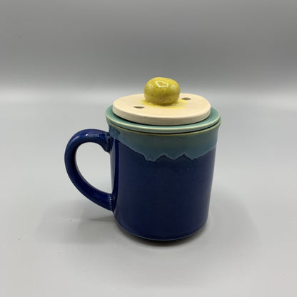 Japanese Tea Mug with Infuser and Lid /hg