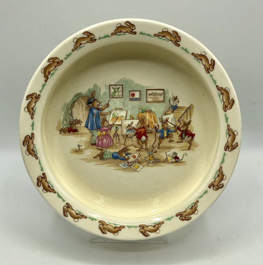 Vintage 1950s Royal Doulton Bunnykins Porringer/ Oatmeal Bowl /b