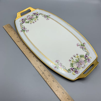 Antique Uno Favorite Sandwich/Dresser Tray, Bavaria Germany /hg