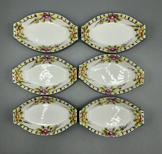 Vintage 1970’s Nippon Salt Dips/ Salt Cellars Set of 6 /b