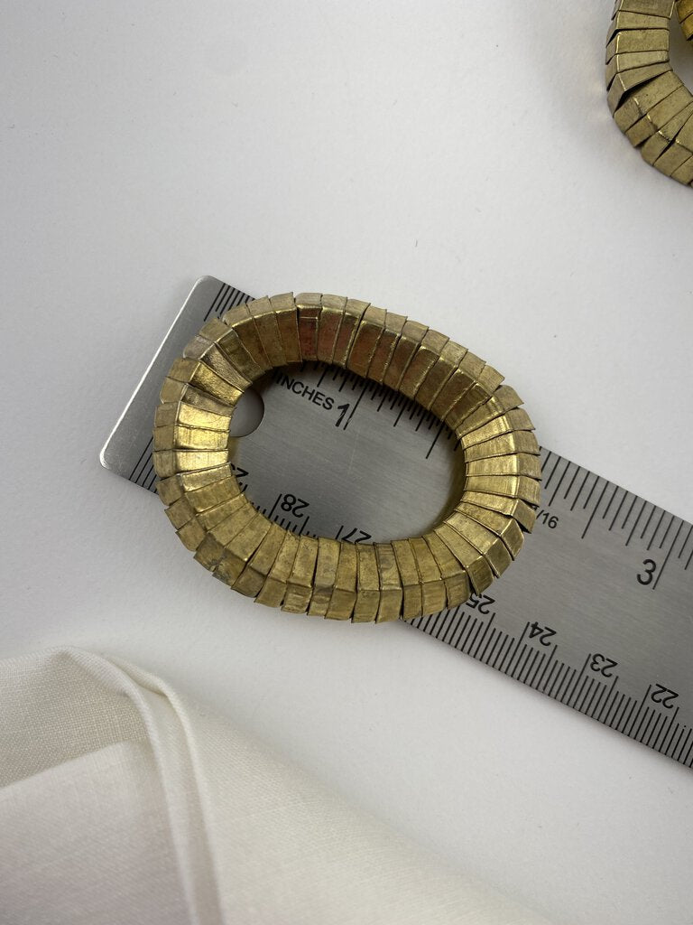 Surevolution Sustainable Sophistication Bronze Napkin Rings set of 12 in storage bag /ro