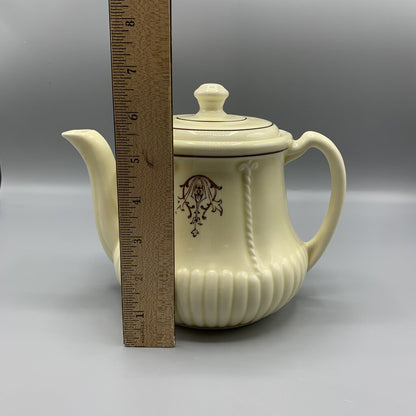 Vintage Porcelier Vitrified China Teapot /hg