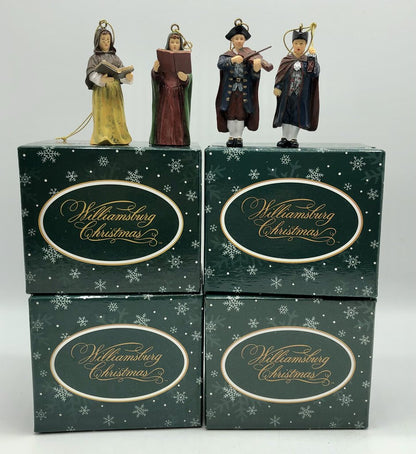 Lang Ornament Set of 4 Colonial Williamsburg Carolers /b