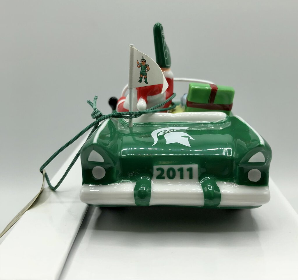 2011 MSU Michigan State Danbury Mint Ornament /b