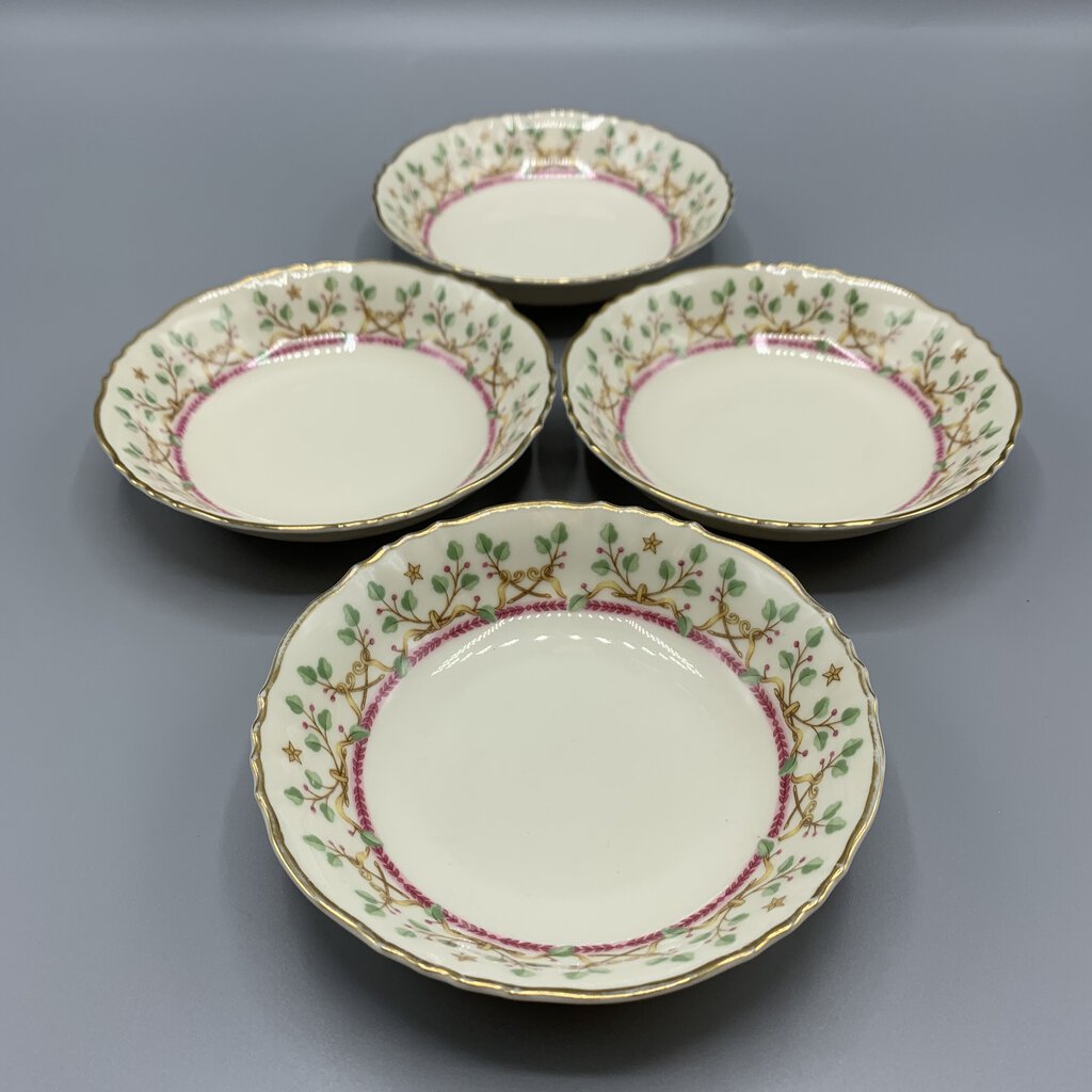 Vintage Syracuse China Company “Pendleton” Fruit Bowls Set/4 /hg