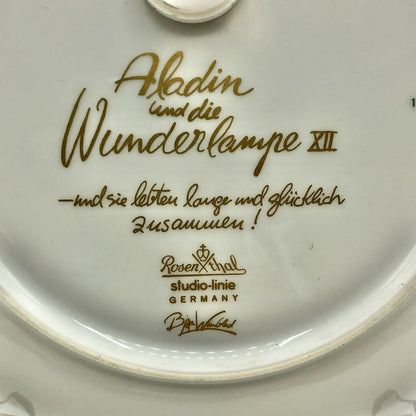 Bjorn Winblad 1970’s Danish Modern Rosenthal Porcelain Aladdin Collector’s Wall Plate /b