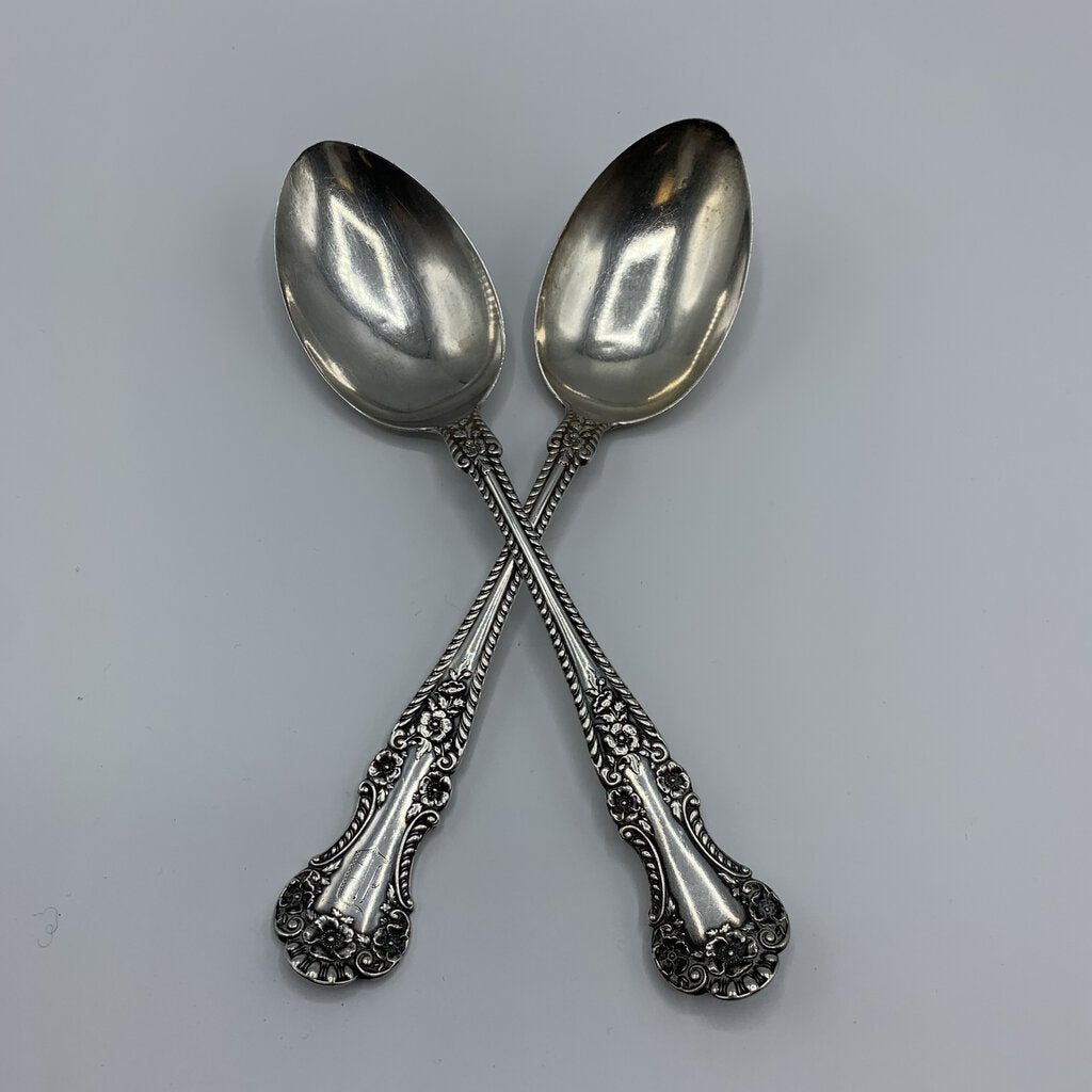 Antique Alvin “Cambridge” Sterling Silver Serving Spoons /hg