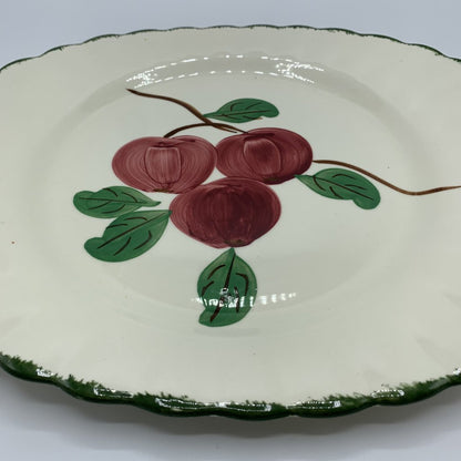 Vintage Blue Ridge Southern Potteries “Apple Trio” 13” Serving Platter /hg