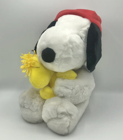 Vintage Hallmark Peanuts Snoopy & Woodstock Plush Toy /b