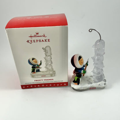 Lot Of 6 Hallmark Keepsake Ornaments Snowman/Winter Themed /cb