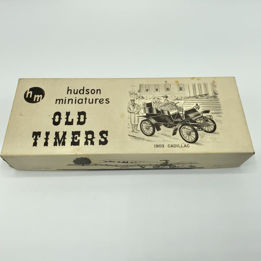 Vintage Hudson Miniatures Old Timers 1903 Cadillac Kit Unbuilt In Box 1949 /cb