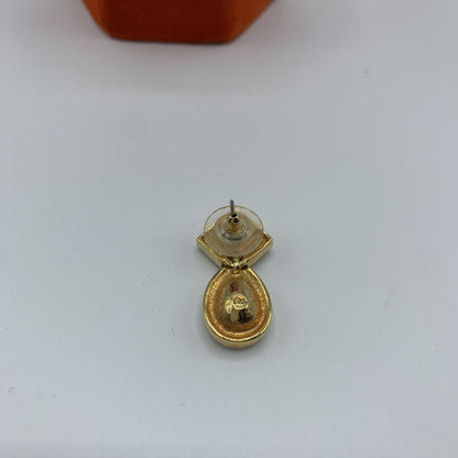 Vintage Swarovski Crystal Pierced Earrings /hg