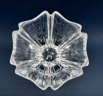 Swedish Orrefors Crystal Orion 5.5” Bowl by Lars Hellsten /b