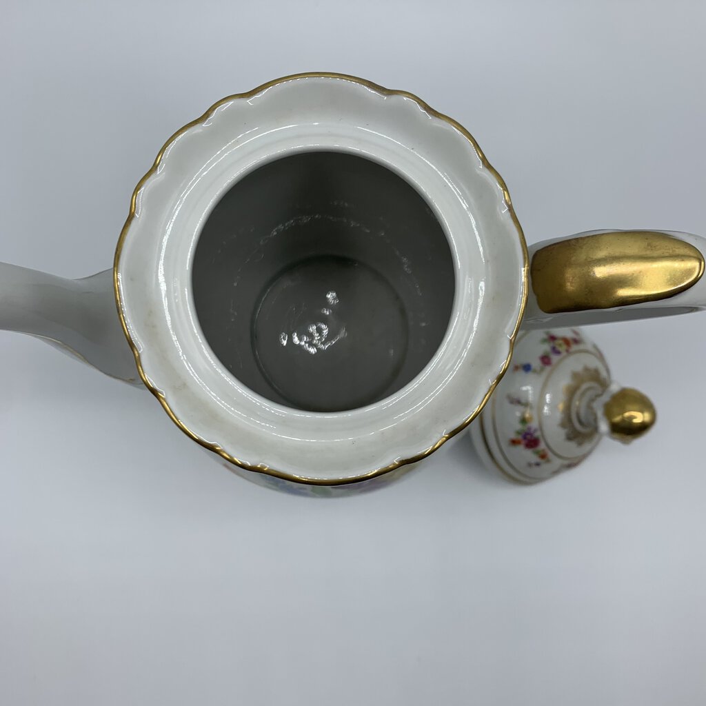 Antique Schumann Bone China Coffee Pot /hg