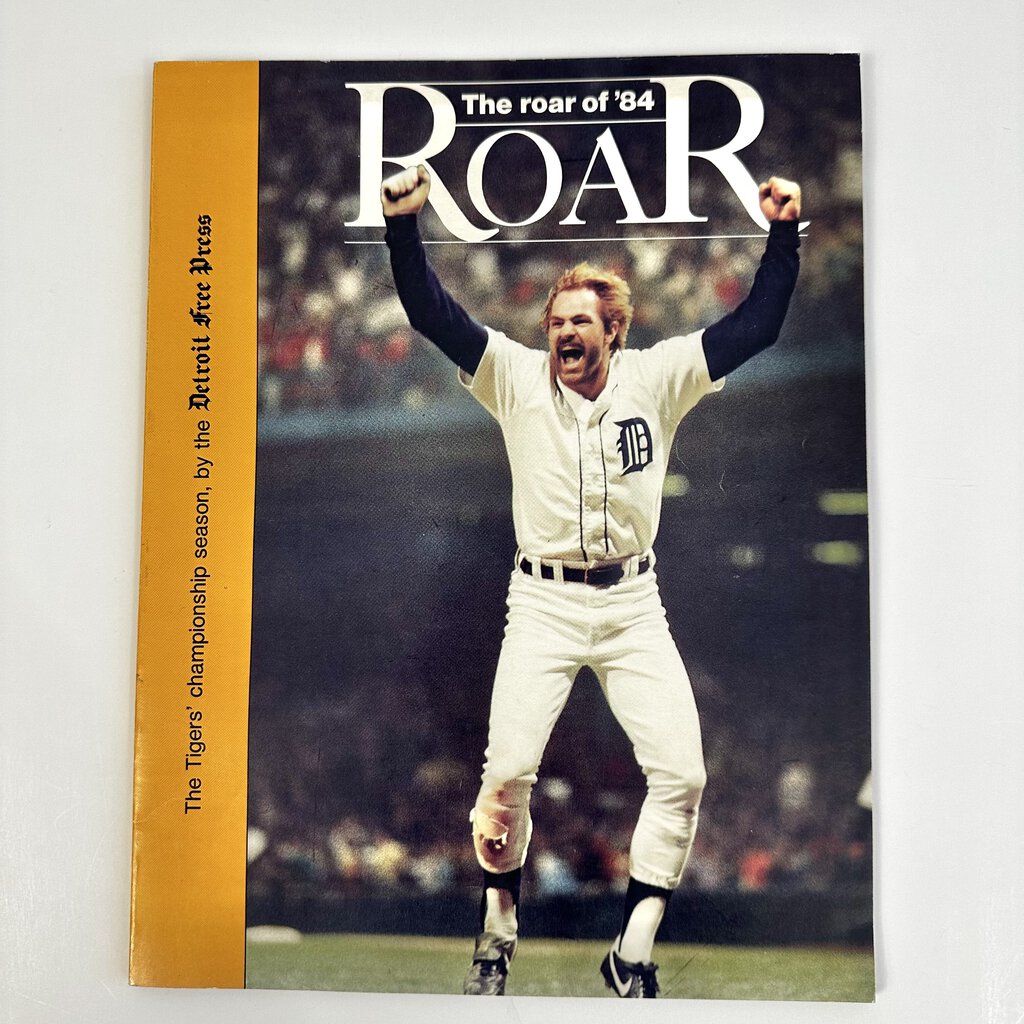 Detroit Tigers 1984 World Series Memorabilia The Roar Magazine, Inside Pitch, Car Sticker, Schedule /cb