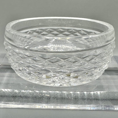 1960s Small Waterford Crystal Bowl/Dish Alana Pattern Made In Ireland With Label /cb