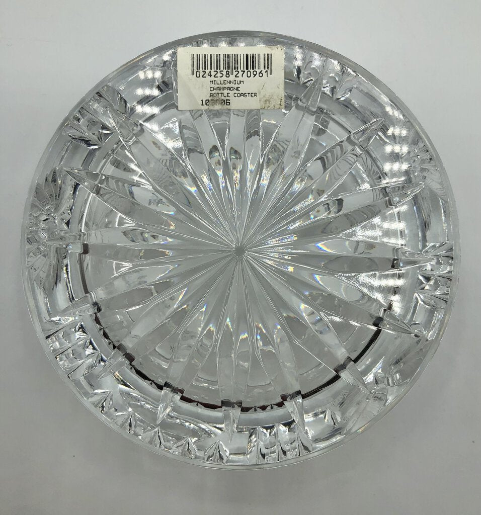 Waterford Crystal Champagne Coaster Millennium Collection /b