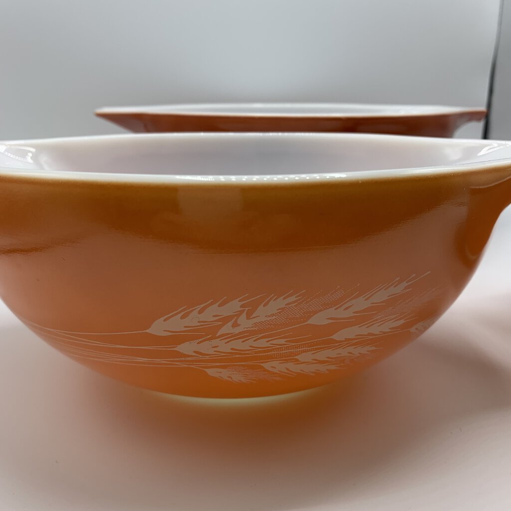 Vintage Pyrex “Autumn Harvest” Mixing Bowls Set of 3 /hg