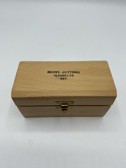 Bezel Setting 18 Punches Set & Box Set of 100 Burs /roh