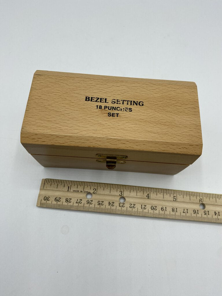 Bezel Setting 18 Punches Set & Box Set of 100 Burs /roh