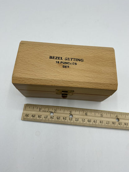 Bezel Setting 18 Punches Set & Box Set of 100 Burs /roh