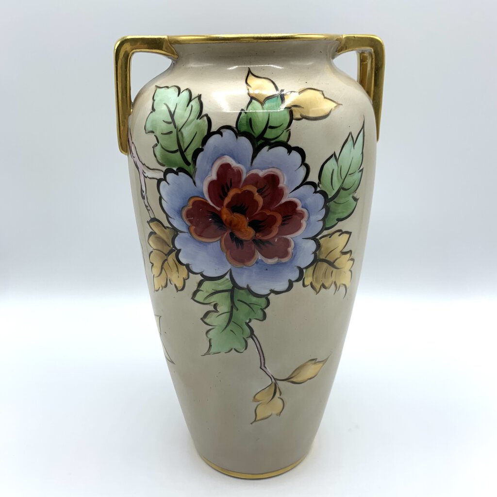 Antique Morimura Brothers Noritake Handled Vase /hg