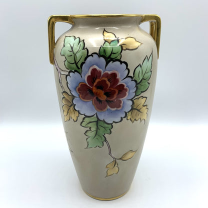 Antique Morimura Brothers Noritake Handled Vase /hg